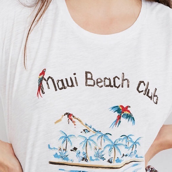 NWT Madewell Maui Beach Club Tee - Picture 6 of 8